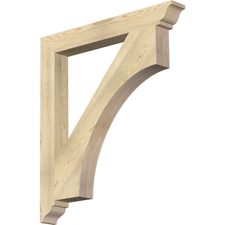 Ekena Millwork Westlake Traditional Rough Sawn Bracket, Douglas Fir, 4"W x 34"D x 38"H BKT04X34X38WTL01RDF